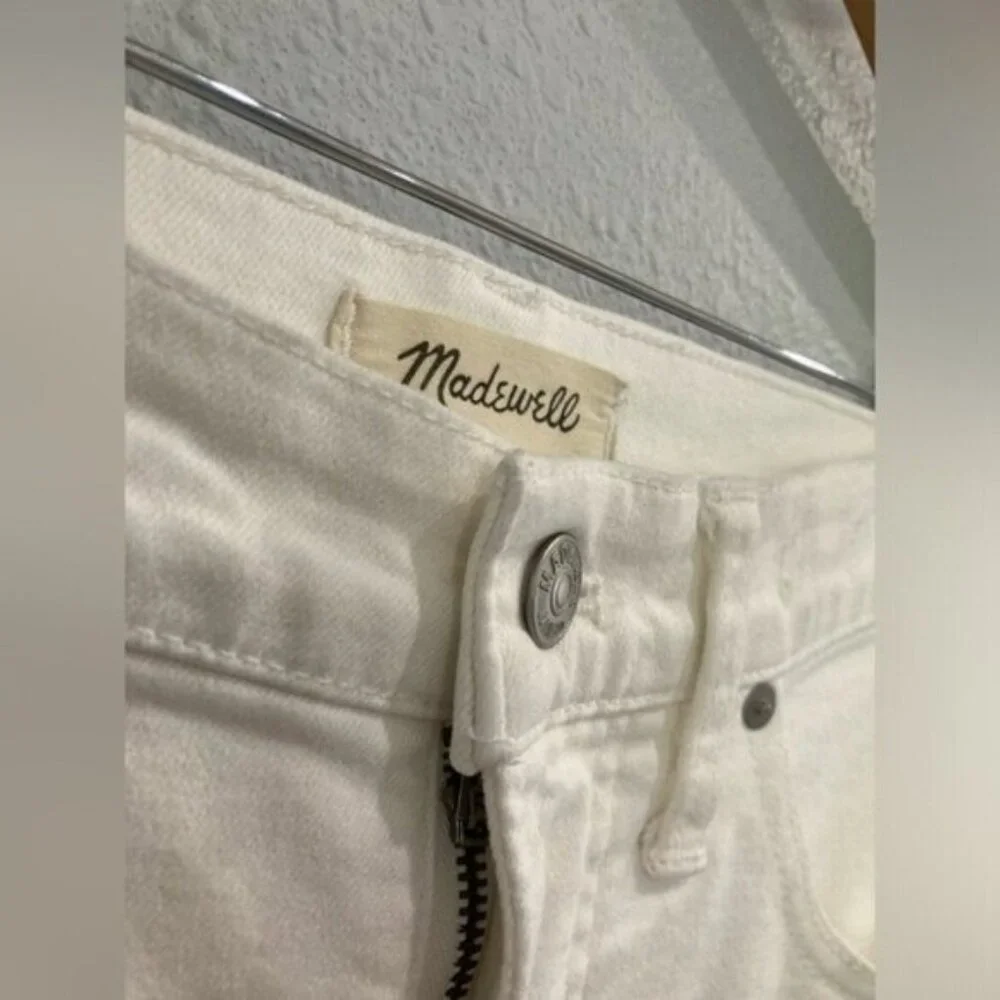 Madewell Women's High Rise Jeans - White - Picture 5 of 13